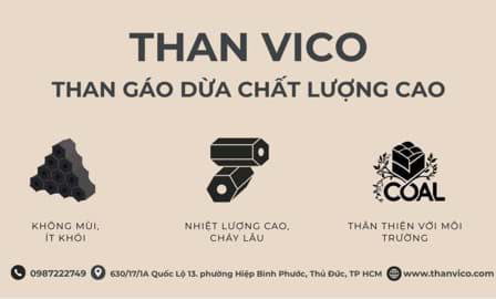 Đại lý phân phối than gáo dừa - vicochar