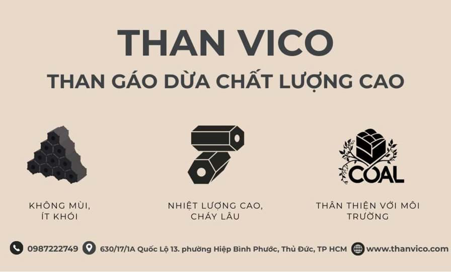 Đại lý phân phối than gáo dừa - vicochar